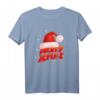 Merry Christmas Weihnachts T-Shirt für Damen und Herren – Lustiges Outfit für Weihnachtsfeier, Markt & Party mit Weihnachtsmann-Mütze