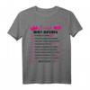 JGA Aufgaben Shirt mit Mutproben für Braut & Mädels – Lustiges T-Shirt für Junggesellinnenabschied & Bachelorette Party