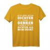 Lustiges Biertrinker T-Shirt mit Trinkspruch - Perfektes Party- und Biergeschenk für Bierliebhaber und Saufsprüche-Fans