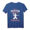 Echte Mädchen Spielen Handball T-Shirt – Perfektes Geschenk für Handballerinnen, Trainerinnen und Fans zu Geburtstag & Weihnachten