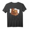 Offizielles Schlafshirt mit Bär Motiv - Süßes Braunbär T-Shirt für Bärenliebhaber, Morgenmuffel und als Geschenkidee für Familie