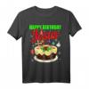Happy Birthday Jesus T-Shirt – Lustiges Christliches Weihnachts- und Geburtstagsoutfit mit Torte und Weihnachtsschmuck