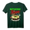 Happy Birthday Jesus T-Shirt – Lustiges Christliches Weihnachts- und Geburtstagsoutfit mit Torte und Weihnachtsschmuck