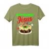 Happy Birthday Jesus T-Shirt – Lustiges Christliches Weihnachts- und Geburtstagsoutfit mit Torte und Weihnachtsschmuck