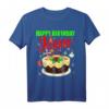 Happy Birthday Jesus T-Shirt – Lustiges Christliches Weihnachts- und Geburtstagsoutfit mit Torte und Weihnachtsschmuck