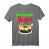 Happy Birthday Jesus T-Shirt – Lustiges Christliches Weihnachts- und Geburtstagsoutfit mit Torte und Weihnachtsschmuck