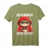 Lustiges Katzen Spruch T-Shirt - Guten Morgen Suchst du Streit, witziges Geschenk für Morgenmuffel, Schichtarbeiter & Katzenliebhaber