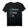 Master Abschluss Doktorand Geschenk Checkliste T-Shirt – Lustiges Motiv für Uni-Absolventen, Abschlussfeier & Party