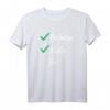 Master Abschluss Doktorand Geschenk Checkliste T-Shirt – Lustiges Motiv für Uni-Absolventen, Abschlussfeier & Party