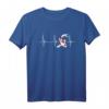 Koi Karpfen Fisch Herzschlag EKG Puls T-Shirt – Japanisches Design für Koi Züchter, Aquaristen & Fischliebhaber als Geschenkidee