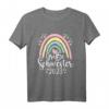 Kinder Große Schwester 2023 Boho Regenbogen Design für Mädchen T-Shirt – Perfektes Geschenk zur Geburt und Schwangerschaftsankündigung