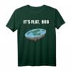 Flat Earth T-Shirt - Die Erde Ist Flach Shirt, Erde Scheibe Shirt für Fans und Skeptiker, Lustige Geschenkidee