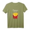 Pommes Prinzessin Fast Food T-Shirt für Frauen - Humoriges Geschenk für Pommes-Fans & Gastronomiepersonal