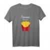 Pommes Prinzessin Fast Food T-Shirt für Frauen - Humoriges Geschenk für Pommes-Fans & Gastronomiepersonal