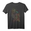 Geschenkidee für Saxophonspieler Saxophon Abstrakte Kunst T-Shirt – Perfekt für Jazz Musiker, Bläser & Musikliebhaber zu Weihnachten & Geburtstag