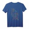 Geschenkidee für Saxophonspieler Saxophon Abstrakte Kunst T-Shirt – Perfekt für Jazz Musiker, Bläser & Musikliebhaber zu Weihnachten & Geburtstag