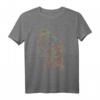 Geschenkidee für Saxophonspieler Saxophon Abstrakte Kunst T-Shirt – Perfekt für Jazz Musiker, Bläser & Musikliebhaber zu Weihnachten & Geburtstag