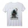 Sarkastisches Reaper T-Shirt mit dem Spruch 'So viele Idioten und nur eine Sense' – Perfekt für Humor- und Gothic-Fans