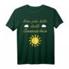Hinter Jeder Wolke Steckt Sonnenschein Motivations T-Shirt - Inspirierende Kleidung für positive Energie und Lebensfreude