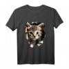 Katzen Motiv Kunst Cat Design T-Shirt – Für Katzenliebhaber, Katzenmamas & Fans – Perfektes Geschenk für Katzenfreunde