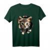 Katzen Motiv Kunst Cat Design T-Shirt – Für Katzenliebhaber, Katzenmamas & Fans – Perfektes Geschenk für Katzenfreunde