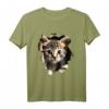 Katzen Motiv Kunst Cat Design T-Shirt – Für Katzenliebhaber, Katzenmamas & Fans – Perfektes Geschenk für Katzenfreunde