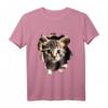 Katzen Motiv Kunst Cat Design T-Shirt – Für Katzenliebhaber, Katzenmamas & Fans – Perfektes Geschenk für Katzenfreunde