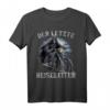 HapKitten T-Shirt mit Sensenmann auf Motorrad – Lustiges Biker Design für Männer und Frauen mit schwarzem Humor