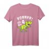Kinder Dino Geburtstag Shirt - Roar Ich Bin 4 Jahre Dinosaurier T-Shirt für Jungen und Mädchen, Perfekt zum Geburtstag & Weihnachten