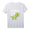Kinder Dino Geburtstag Shirt - Roar Ich Bin 4 Jahre Dinosaurier T-Shirt für Jungen und Mädchen, Perfekt zum Geburtstag & Weihnachten