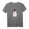 Niedliches Schneemann T-Shirt mit Weihnachtsmotiv – Perfekt für Weihnachten, Heiligabend und festliche Anlässe für Familie & Freunde
