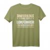 Lokführer Eisenbahner Fahrdienstleiter T-Shirt – Lustiges Eisenbahn Geschenk für Fans und Mitarbeiter im Bahnwesen
