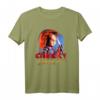 HapKitten Chucky Wanna Play Creepy Portrait T-Shirt - Offiziell lizenzierter Horror-Fanartikel für Gruselfans