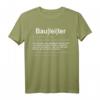 Bauleiter T-Shirt - Lustige Geschenkidee für Bauleiter und Väter auf der Baustelle