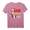 Ich Bin Nur Zum Essen Hier Lustiges Weihnachts T-Shirt für Männer, Frauen, Kinder – Perfektes Geschenk mit Humor für Weihnachten