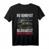 Die Rohrpost klingelt nur einmal - Deutsches Tiger Panzer T-Shirt für WW2 Militärfans, Panzerfahrer & Modellbauer