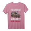 Die Rohrpost klingelt nur einmal - Deutsches Tiger Panzer T-Shirt für WW2 Militärfans, Panzerfahrer & Modellbauer