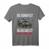 Die Rohrpost klingelt nur einmal - Deutsches Tiger Panzer T-Shirt für WW2 Militärfans, Panzerfahrer & Modellbauer