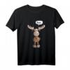 Lustiges Elch T-Shirt mit Tierdruck – Comic Style Tiermotiv für Wildtierfans, Jäger und Tierliebhaber als Geschenkidee