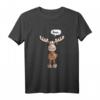 Lustiges Elch T-Shirt mit Tierdruck – Comic Style Tiermotiv für Wildtierfans, Jäger und Tierliebhaber als Geschenkidee
