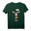 Lustiges Elch T-Shirt mit Tierdruck – Comic Style Tiermotiv für Wildtierfans, Jäger und Tierliebhaber als Geschenkidee