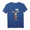 Lustiges Elch T-Shirt mit Tierdruck – Comic Style Tiermotiv für Wildtierfans, Jäger und Tierliebhaber als Geschenkidee