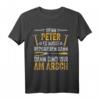 Lustiges Handwerker T-Shirt mit Spruch für Peter – Werkzeug Design für Heimwerker & Bastler, ideales Geschenk