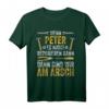 Lustiges Handwerker T-Shirt mit Spruch für Peter – Werkzeug Design für Heimwerker & Bastler, ideales Geschenk