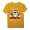 Weihnachtsmann Rock Frohe Weihnachten T-Shirt – Cooler Rock & Metal Christmas Geschenk für Musiker, Papas, Onkel & Teenager