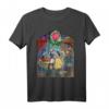 HapKitten Disney T-Shirt - Beauty & The Beast Stained Glass Rose Graphic Tee, Offizielle Lizenz, Perfekt als Geschenk