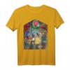 HapKitten Disney T-Shirt - Beauty & The Beast Stained Glass Rose Graphic Tee, Offizielle Lizenz, Perfekt als Geschenk