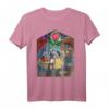 HapKitten Disney T-Shirt - Beauty & The Beast Stained Glass Rose Graphic Tee, Offizielle Lizenz, Perfekt als Geschenk