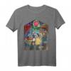 HapKitten Disney T-Shirt - Beauty & The Beast Stained Glass Rose Graphic Tee, Offizielle Lizenz, Perfekt als Geschenk