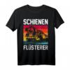 Schienen Flüsterer Eisenbahn Fan Zug Lokomotive Geschenk T-Shirt – Perfektes Geschenk für Zugführer, Lokomotiv-Fans und Eisenbahn Liebhaber zu Weihnachten oder Geburtstag